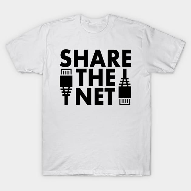 Share the Net T-Shirt by Electrovista